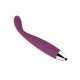 Фиолетовый вибратор Cici с гнущейся головкой - 18,2 см.