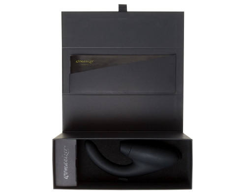 Чёрный стимулятор 2-в-1 для женщин Womanizer InsideOut