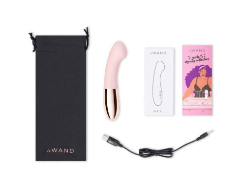 Розовый стимулятор для точки G Le Wand GEE - 16,6 см.