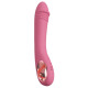 Розовый тонкий вибратор для точки G Slim G-Spot Rose - 21,4 см.