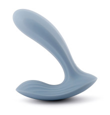 Голубой интерактивный вибромассажер Erica