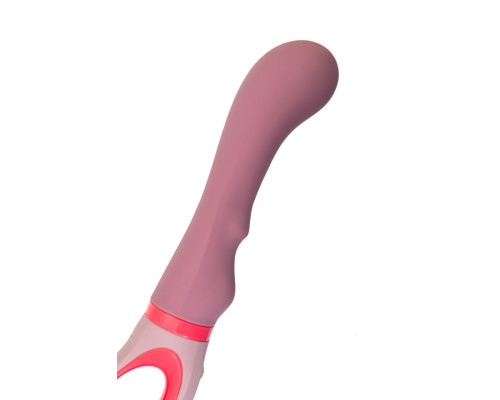 Розовый вибратор для G-стимуляции Rose - 19 см.