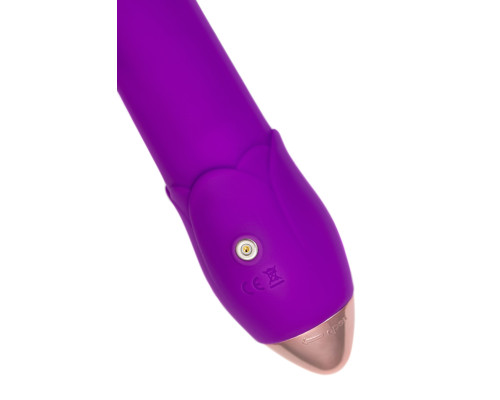 Фиолетовая вибронасадка для душа Wesea - 20,5 см.