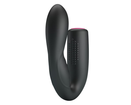 Черный гнущийся вибромассажер Quintion - 14 см.