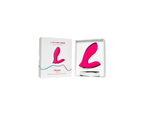 Розовый вибратор в трусики Flexer для стимуляции точки G