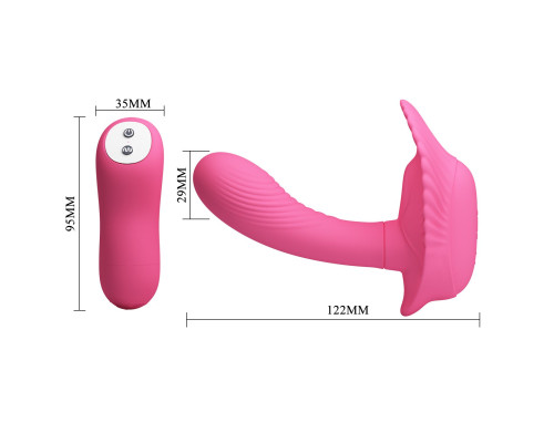 Розовая вагинальная пробка для G-стимуляции