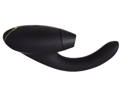 Чёрный стимулятор 2-в-1 для женщин Womanizer InsideOut