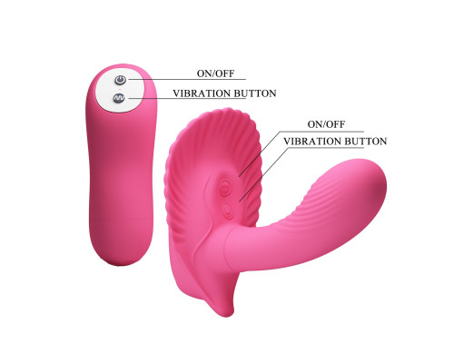 Розовая вагинальная пробка для G-стимуляции