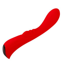 Красный вибромассажер 6  Silicone G-Spot Fun - 19,1 см.