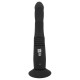 Черный вибратор с поступательными движениями G and P-Spot Thrusting Vibrator - 23 см.