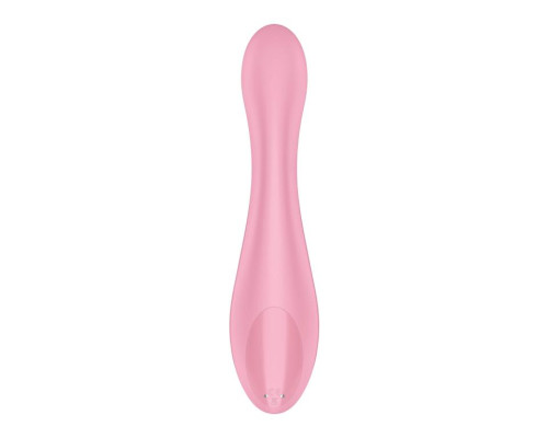 Розовый вибромассажер G-Force - 19 см.