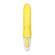 Жёлтый вибратор Satisfyer Yummy Sunshine - 22,5 см.