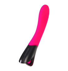 Ярко-розовый вибратор Mecawn - 20,5 см.