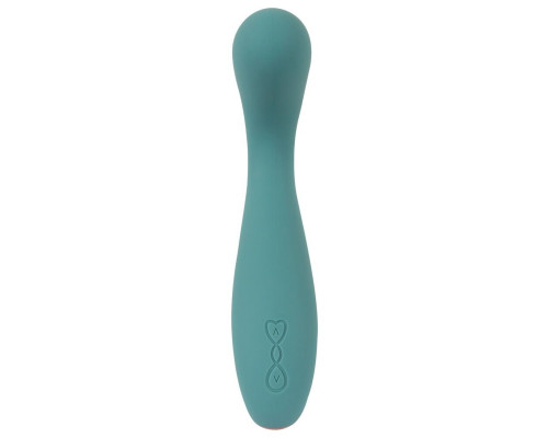 Бирюзовый вибратор для точки G The Magician G-Spot Vibrator - 19 см.