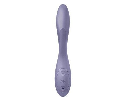Сиреневый гибкий вибратор Satisfyer G-Spot Flex 2 - 19,5 см.