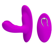 Лиловый вибромассажёр с движущимися шариками Magic Finger