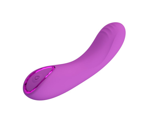 Фиолетовый мини-вибратор DJ Dick - 12,7 см.