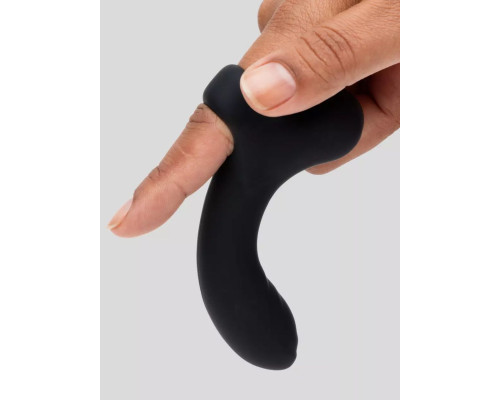 Черный вибратор на палец для G-стимуляции Sensation Rechargeable G-Spot Vibrator