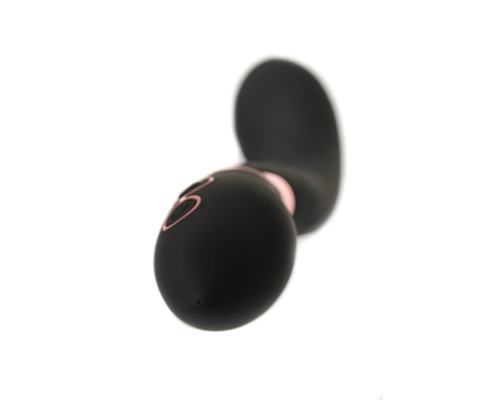 Черный силиконовый вибратор Torrent - 20,5 см.