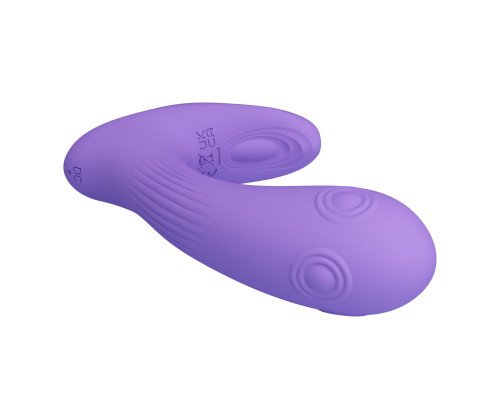 Сиреневый вибратор Andromeda с функцией постукивания