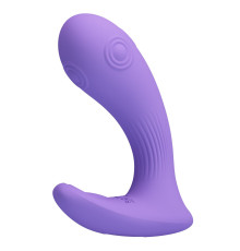 Сиреневый вибратор Andromeda с функцией постукивания