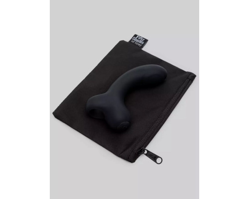 Черный вибратор на палец для G-стимуляции Sensation Rechargeable G-Spot Vibrator