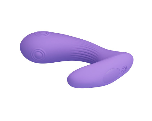 Сиреневый вибратор Andromeda с функцией постукивания