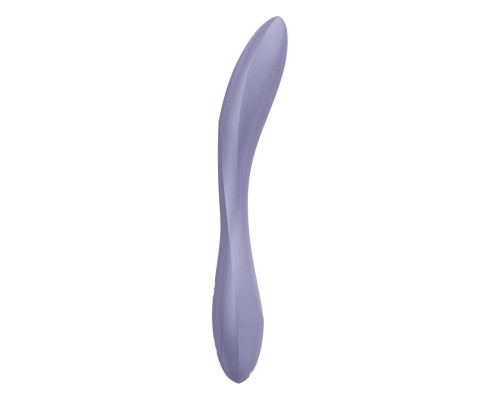 Сиреневый гибкий вибратор Satisfyer G-Spot Flex 2 - 19,5 см.