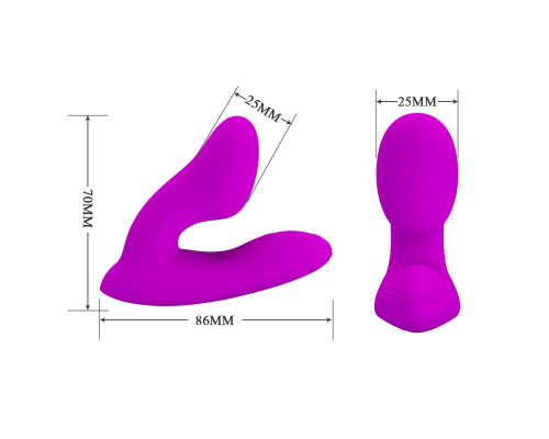 Лиловый вибростимулятор G-точки Melvin