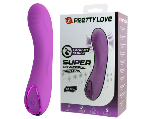 Фиолетовый мини-вибратор DJ Dick - 12,7 см.