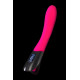 Ярко-розовый вибратор Mecawn - 20,5 см.