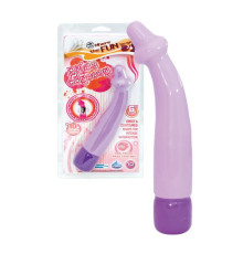 Фиолетовый вибростимулятор G-точки Pulse Odyssey - 15,2 см.