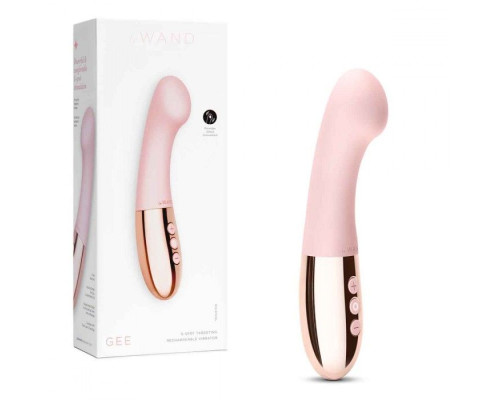Розовый стимулятор для точки G Le Wand GEE - 16,6 см.