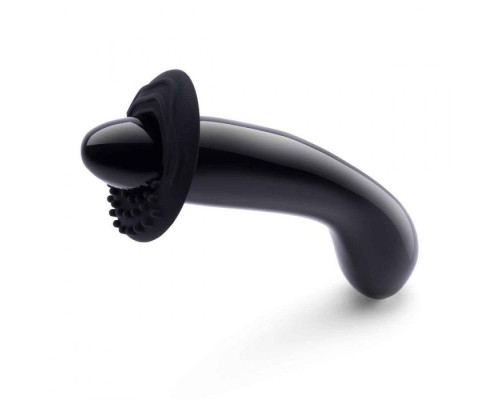 Массажер для G-точки Le Wand Crystal G-Wand из черного обсидиана