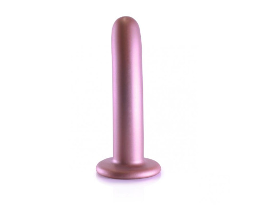 Розовый фаллоимитатор Smooth G-Spot - 15 см.