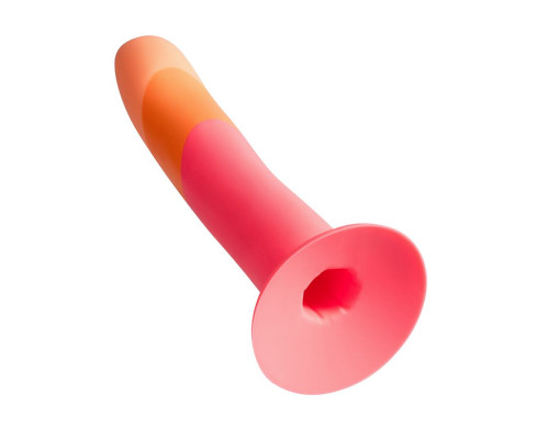 Яркий фаллоимитатор Romp Dizi с присоской - 18 см.