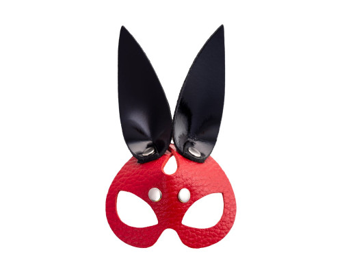 Кожаный брелок в виде маски зайчика