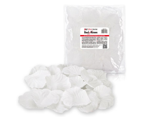 Белые лепестки роз Bed of Roses