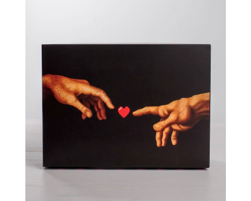 Складная коробка Love - 16 х 23 см.