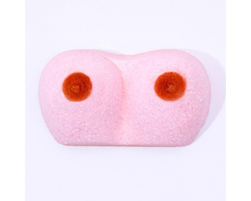 Фигурная бомбочка для ванны «Порадуй свои бидончики» с ароматом малины - 110 гр.