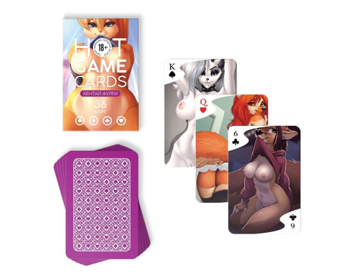 Игральные карты Hot Game Cards «Хентай Фурри»