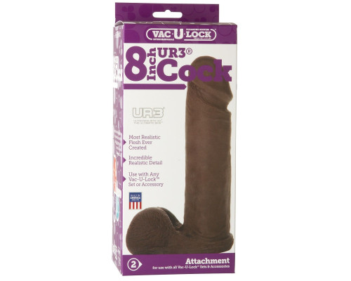 Насадка-реалистик Vac-U-Lock 8  ULTRASKYN Cock - 20,6 см.
