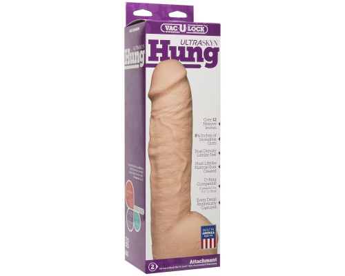 Насадка к трусикам Vac-U-Lock ULTRASKYN Hung - 31,75 см.