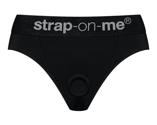 Черные трусики для насадок Heroine Lingerie Harness - size XL