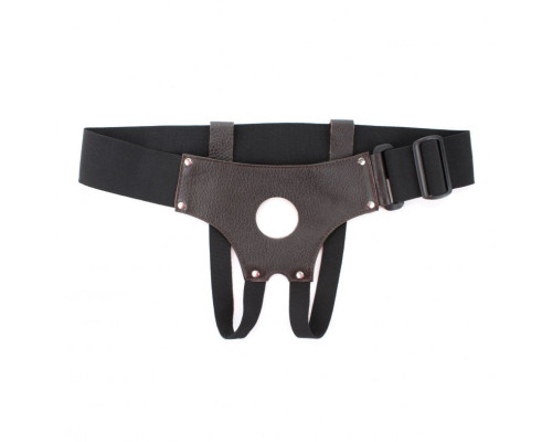 Трусики для страпона коричневого цвета