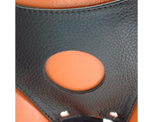 Трусики для страпона коричневого цвета