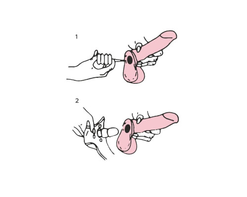 Насадка для трусиков харнесс Alien - 18 см.