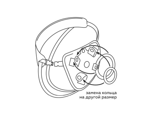 Универсальные трусики Harness UNI strap с корсетом