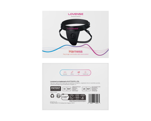 Черные универсальные трусики Lovense из спандекса