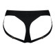 Черные трусики для насадок Heroine Lingerie Harness - size XL